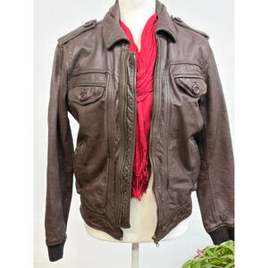 FZ Vintage brown leather jacket